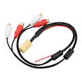 Miniatyrbilde 3 av 8: Bil Line Out Adapter 4RCA Aux-in Adapterkabel Erstatning for Blaupunkt VDO CD-spiller