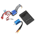 Miniatyrbilde 6 av 8: 2435 4800KV Børsteløs Motor med 25A ESC Børsteløs Programmeringskort Combosett Passer for Traxxas 1/16 1/18 RC Bil