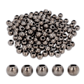 Miniatyrbillede 5 af 8: 200 stk. Resin Perler Bred Anvendelse Blank Overflade Robust Holdbar Livlig Farve Håndværksperler til Smykker Tøj Taske 12mm Gun Farve
