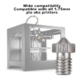 Miniatyrbillede 8 af 8: 5 STK 0,4 mm 2 STK 0,2-0,6-0,8-1,0 mm Printertilbehør E3D-V5/V6 Rustfri Stål Dyse