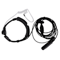 Miniatyrbild 4 av 8: Luftakustisk tub Strupmikrofon PTT Headset för BaoFeng UV XR A 58 UV 9R Plus GT-3WP