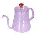 Miniatyrbillede 7 af 8: Lang Tud Kettle Stor Kapacitet Varmebestandig Let at Rengøre Lang Mund Kaffe KandePink