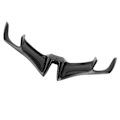 Miniatyrbillede 2 af 8: Forreste Fairing Aerodynamisk Winglet Carbon Fiber Style Wing Cover Passer til Yamaha R15 V3 2017-2020