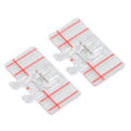 Miniatyrbillede 5 af 8: 2 stk. Parallel Stitch Trykfod Plast Robust Holdbar Multifunktionel Symaskine Tilbehør til Husholdningsbrug