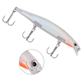 Miniatyrbillede 3 af 7: HENG JIA 11CM Vivid Lokkemad Kunstig Minnow fiskelokkemad med kroge(H)