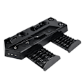 Miniatyrbillede 3 af 8: Bærbar 3 i 1 Opladningsdock Opladerbase til PS4 Slim Pro VR