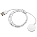 Miniatyrbilde 6 av 8: Klokkeslader USB Magnetisk Lading 2.5W Hurtig Lading Klokkesladd for IOS Watch Series 8 7 6 5 4 3 2 1 SE Hvit Rund