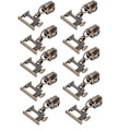 Miniatyrbild 1 av 8: 10 st Dragkedjekläpp Symaskin Metall Dragkedjekläppar Jacka Hantverk Handväskor Bagage Dragkedjehuvud Brons