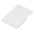 Miniatyrbild 8 av 8: För Zigbee Tuya Fjärrkontroll Ljusbrytare Röststyrning 2-Gang US Vägg Touch Switch AC 100-240V Vit