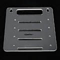 Miniatyrbilde 8 av 8: Klar Akryl 4-lags Harddiskstativ Stasjonær Datamaskin 3.5 tommers HDD Bur Brett