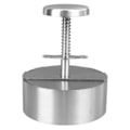 Miniatyrbillede 1 af 8: Hamburgerpresse Patty Maker Form 304 Rustfrit Stål Burgerpresse Køkken Gadgets 11,4 cm
