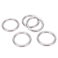 Miniatyrbillede 7 af 8: 5 stk 304 rustfrit stål runde O-ringe sømløs multifunktionssvejsning metal O-ringe til marine bådudstyr Yogaringer 4x25mm