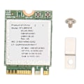 Miniatyrbillede 1 af 8: WiFi 6E Trådløst Kort 2.4GHz 5GHz 6GHz 5374Mbps NGFF BT5.3 Lav Forsinkelse Trådløst Netværkskort til Computernetværk