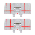 Miniatyrbilde 2 av 8: 2 stk. Parallel Stitch Trykkfot Plast Solid Holdbar Multifunksjonell Symaskintilbehør for Husholdningsbruk