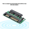 Pikkukuva 8 / 8: 1,8 tuuman Micro SATA - SATA 2,5 SSD -kiintolevyn sovitinkortti