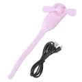 Fleksibel Mini Ventilator Håndholdt Multifunktion Sommerkøler Viklet Omkring Klapvogn/Autostol/Seng/Cykel/Håndled Pink