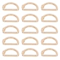 Miniatyrbilde 3 av 8: 20 stk. Metall D-ringer Serpentin Lukkede D-ringer Spenne Sink Legering DIY Veske D-ringer for Bagasje Håndveske Stropper