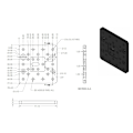 Miniatyrbillede 8 af 8: 3D Printer CNC Byggeplade Monteringsplade Gantry Plade Til C beam XLarge