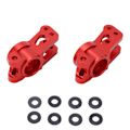 Miniatyrbillede 2 af 8: 2 stk. aluminiumlegering bagaksel sæde til LOSI Lasernut U4 Tenacity 1/10 RC bil bagerste navholder Rød