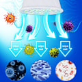 Miniatyrbillede 2 af 8: LED UV-lampe LED-pære UVC-deodorantlampe