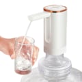 Miniatyrbillede 5 af 8: Vandflaske Dispenser PP Universal Automatisk Foldbar Bærbar Elektrisk Drikkevandspumpe til Hjem Camp Rejse Kontor Hvid