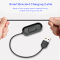 Miniatyrbillede 8 af 8: 2 STK M4 Plastik Sort 4 Generations Armbånd Opladerkabel Opladningsdock til Xiaomi