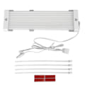 Miniatyrbilde 1 av 8: ARGB Forlengelseskabel med Sleeve, 5V 3 PIN, Bøybar Silikon, Synkronisert PSU-Kabel for PC-Hovedkort