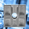 Miniatyrbild 6 av 8: Zink-legering Galvanisering Metall Central Block 50x50mm Metall Mellanstycke Z030M