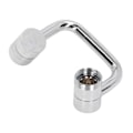 Miniatyrbillede 2 af 8: Haneforlænger Kobber Rustfrit Stål ABS 1080 Grader 22mm Indvendig Diameter Roterbar Hane Adapter