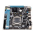 Miniatyrbild 8 av 8: H81 Gaming Moderkort Dual Channel DDR3 M.2 NVMe NGFF SATA 6Gb/s PCIe Slot LGA 1150 Micro ATX PC Moderkort för Core