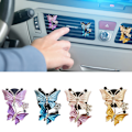 Pikkukuva 7 / 8: 2 kpl Perhonen Auton Ilmastointiventtiilin Kiinnike Auton Tuoksu Auton Diffuusori Ilmanraikastin Strassit Auton Bling Tarvikkeet