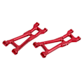 Miniatyrbilde 5 av 8: 2 stk RC Bakre Nedre Armer Aluminiumslegering Bakre Nedre Opphengssvingarm for 1/16 Fjernstyrt Bil Rød