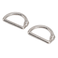 Miniatyrbilde 5 av 8: 20 stk Metall D-ringer Ouroboros Design Flerbruks Sink Legering D-ringer Spenne for Håndveske Belte Lommebok DIY Håndverk