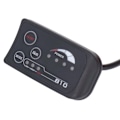 Miniatyrbillede 2 af 8: 36V 48V S810 LED Display Panel til Elcykel 4-tråds Cykelmodifikation LED Kontrol Display Måler SM Stik
