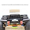 Pikkukuva 8 / 8: 1/10 RC Crawler metallinen etupuskuri LED-valo Traxxas TRX-4 SCX10II 90046 -autoon (litteä)