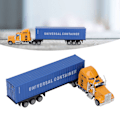 Miniatyrbillede 6 af 6: Container Truck Legetøj Legering Shell Trailer Model Legetøj til børn