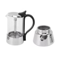Miniatyrbilde 8 av 8: 200 ml kaffekanne med håndtak 304 rustfritt stål glass kaffemaskin for husholdning