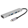 Pikkukuva 1 / 6: 5-in-1 Type C - HDMI-keskitin 4K x 2K 30Hz TV-projektorin videoadapteri USB 3.0 2.0 -telakointiasema