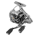 Miniatyrbillede 6 af 8: Spinninghjul Long Shot Skew Notch Non Gap Metal Fiskeriudstyr med Vippearms Stabiliseringsstang YKS3000M Lokke Medium Lav Kop