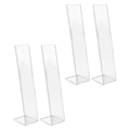 Miniatyrbilde 5 av 8: 4 stk. akryl hårbånd displaystativ hårspenne smykke displayholder for butikk gjennomsiktig