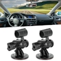Miniatyrbilde 8 av 8: 2 stk. Lite Dash Kamera Feste Brakett Dashbord Opptaker Sugekopp 360 Graders Justerbar Universal PartsSlot