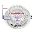 Miniatyrbilde 4 av 7: 5W moderne krystall LED-taklampe montert LED-taklamper hjem hall ganglys