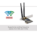 Pikkukuva 6 / 8: SU N600 PCI-E Pöytätietokoneen Nopea Langaton Verkkokortti Windowsille