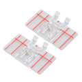 Miniatyrbillede 4 af 8: 2 stk. Parallel Stitch Trykfod Plast Robust Holdbar Multifunktionel Symaskine Tilbehør til Husholdningsbrug