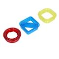 Miniatyrbild 8 av 8: 3PCS Sandwich Cutter Sealer Form Bröd DIY Form Frukost Mat Skärmaskin Form för Pojke Flicka