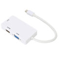Pikkukuva 4 / 8: 3 in 1 DP -muunnin MiniDP - HDMI DVI VGA -kaapelisovitin, ei tarvitse ulkoista virtalähdettä