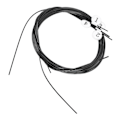 Miniatyrbilde 8 av 8: Ukulele strenger Svart nylon varm rik lyd Universal Ukulele gitar erstatning strenger