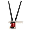 Miniatyrbillede 8 af 8: PCIe Netværkskort 2.4GHz 300Mbps 5GHz 867Mbps Dobbelt Antenne MU MIMO BT4.2 PCIe WiFi Adapterkort til Desktop Kabinet