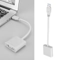 Miniatyrbild 4 av 8: USB 3.0 till VGA Adapterkabel för Win 7/8 System (Vit)
