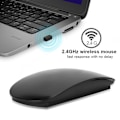 Miniatyrbillede 7 af 8: TM‑823 Høj Sensitivitet 1200DPI 2.4GHz Trådløs Touch Mus Præcis Positionering til Laptop Note Sort